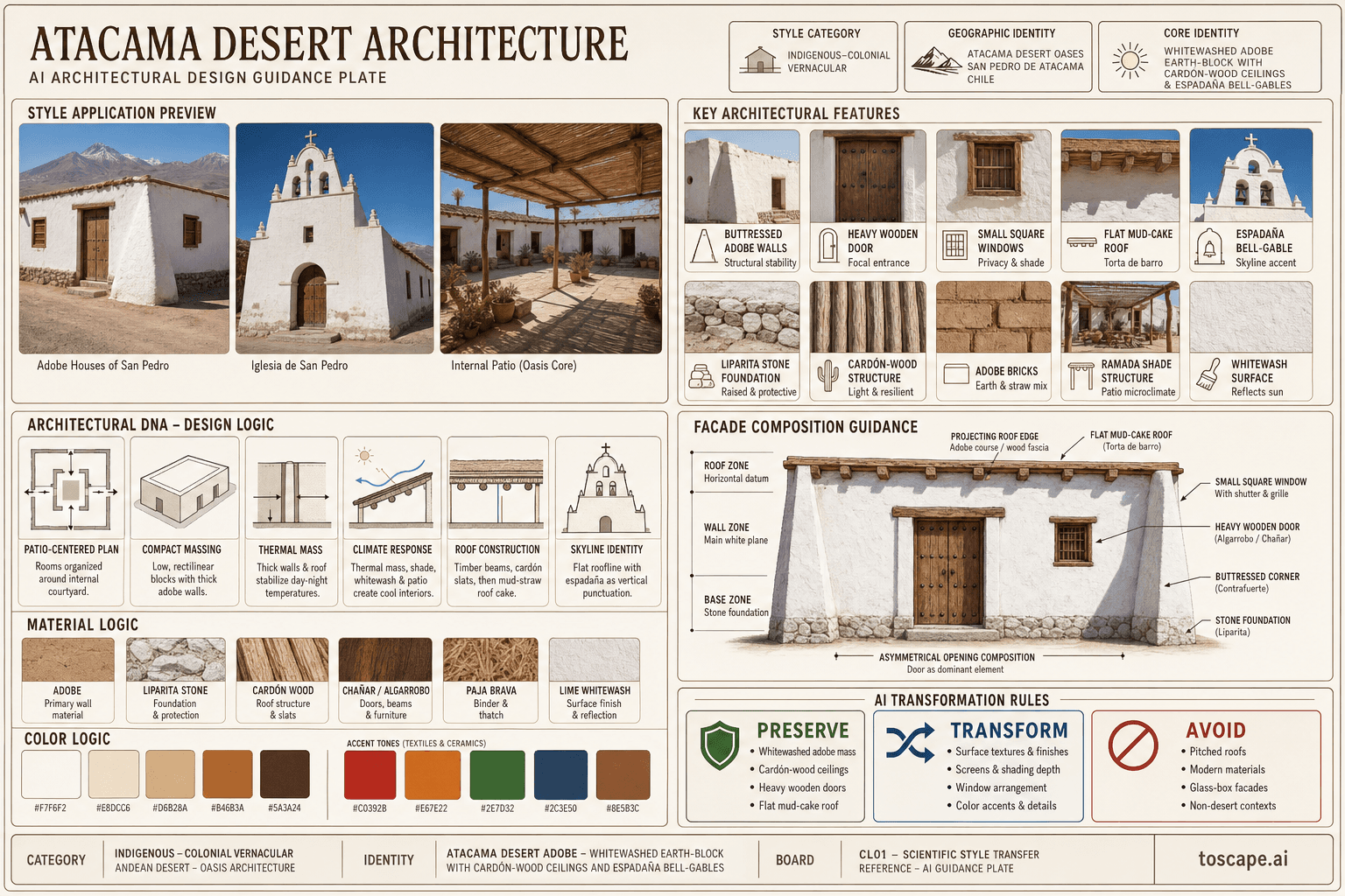Atacama Desert hero plate — Chile
