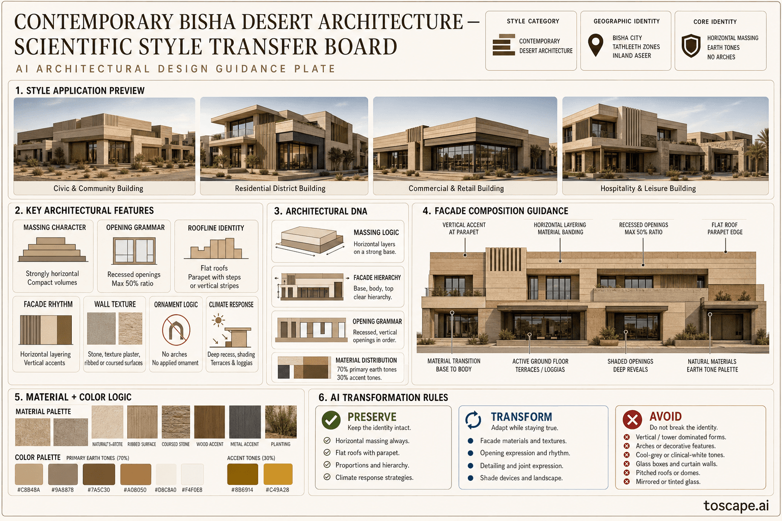 Bisha Desert Contemporary hero plate — Saudi Arabia