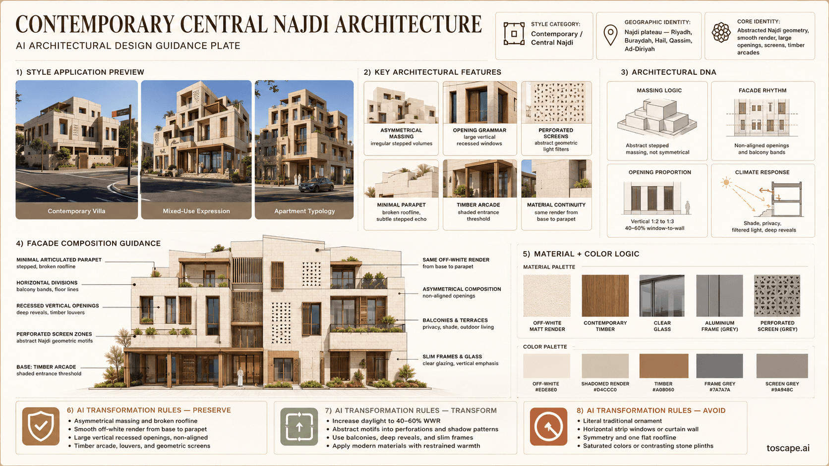 Central Najdi Contemporary hero plate — Saudi Arabia