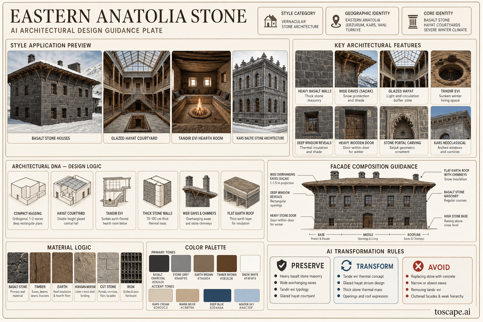 Eastern Anatolia Stone hero plate — Turkey