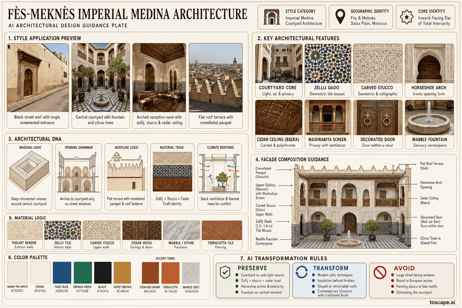 Fès-Meknès Imperial Medina hero plate — Morocco