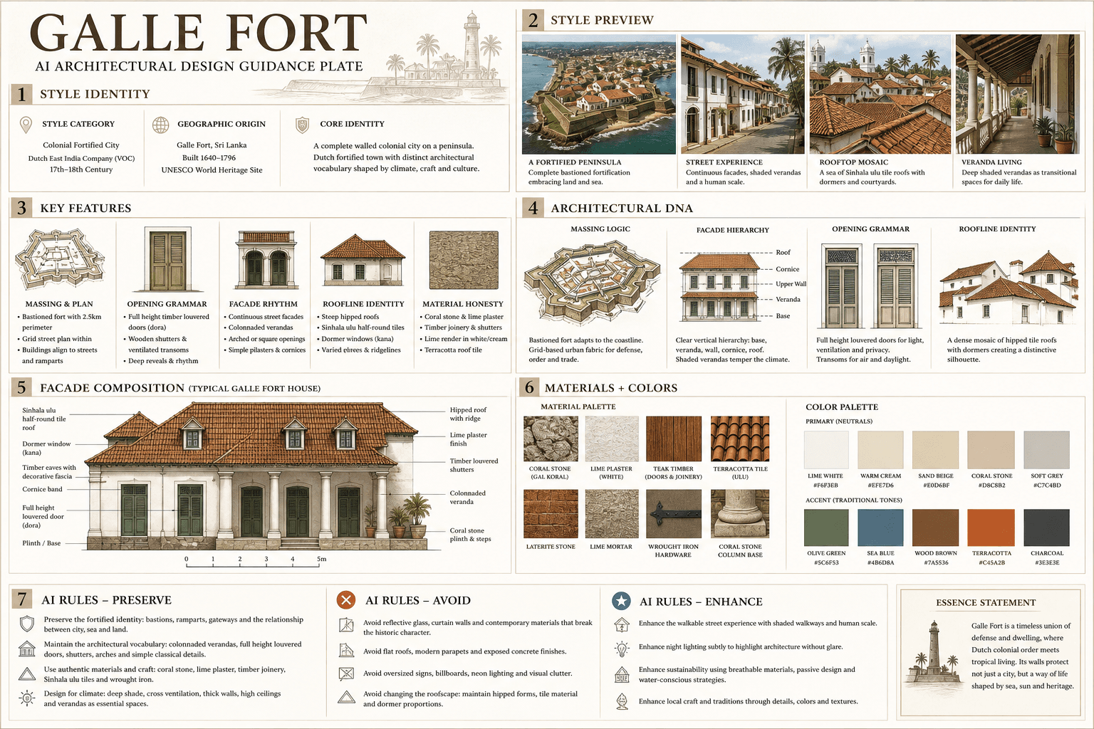 Galle Fort hero plate — Sri Lanka