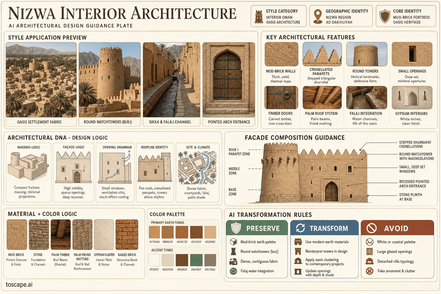 Nizwa Interior hero plate — Oman