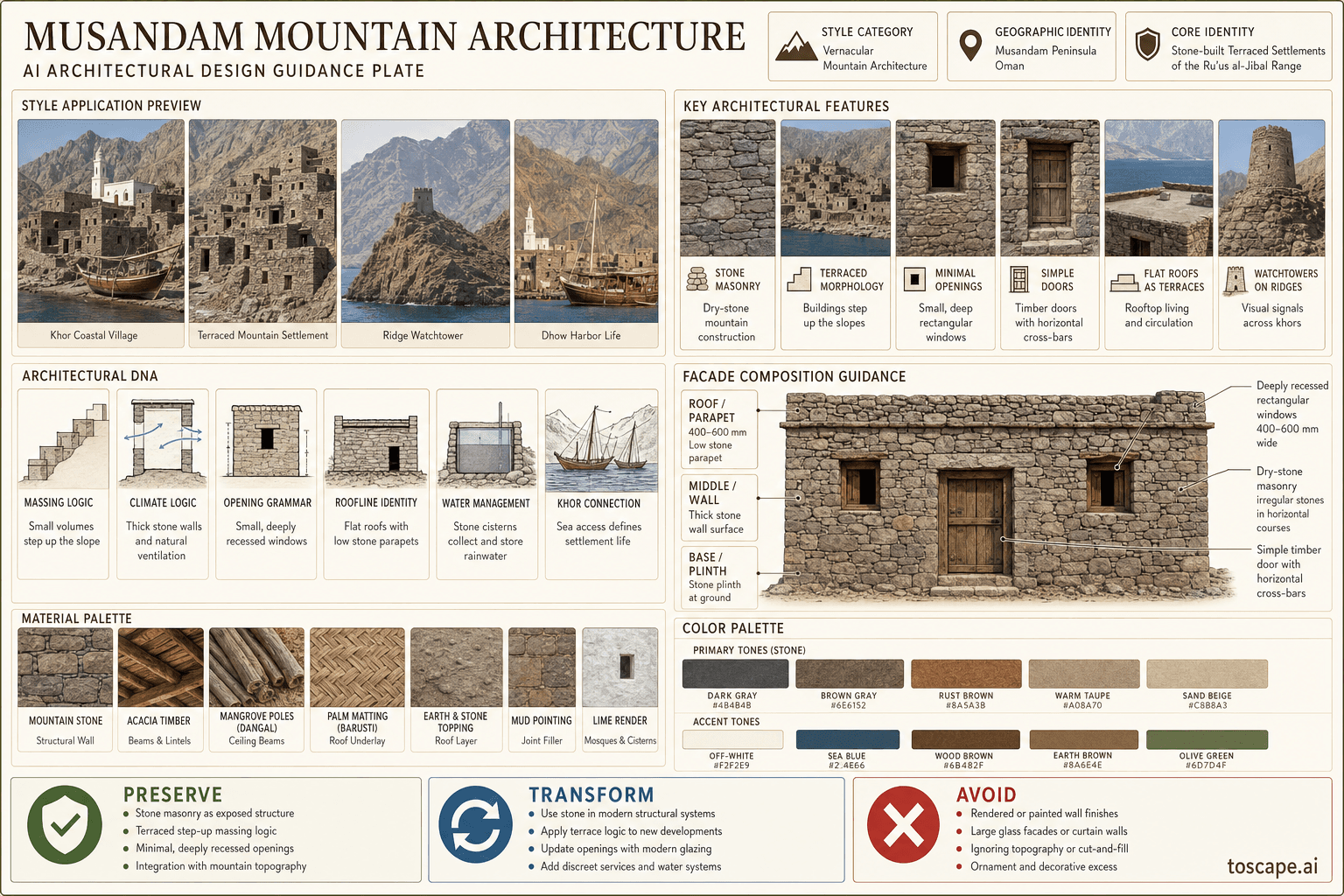Musandam Mountain hero plate — Oman
