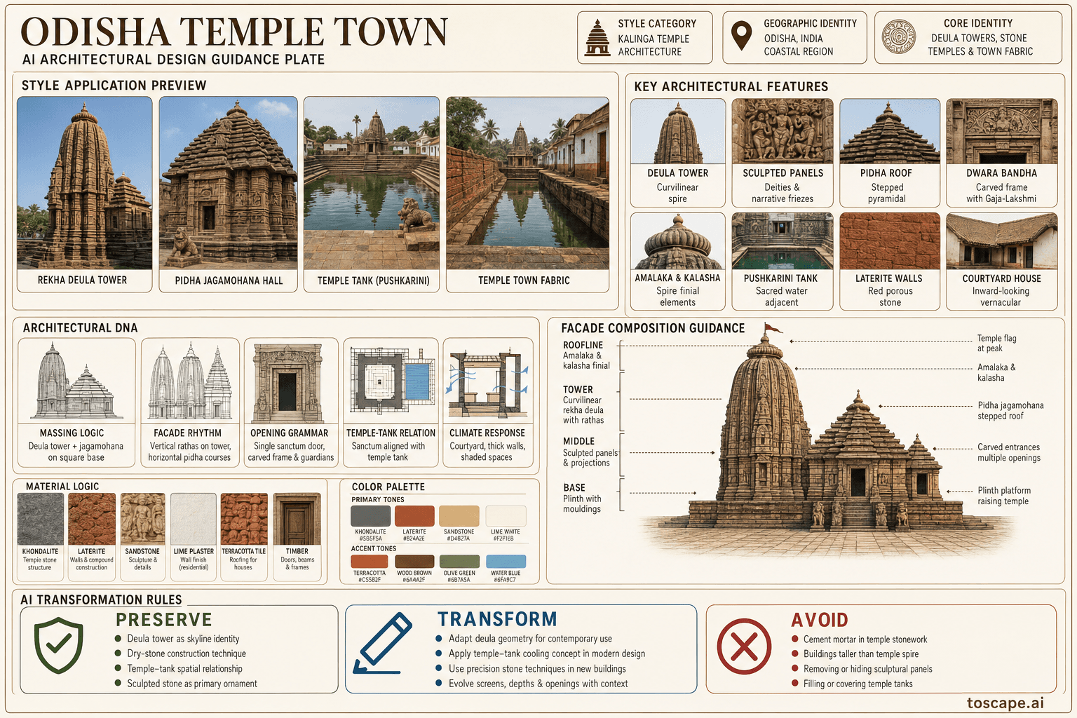 Odisha Temple Town hero plate — India