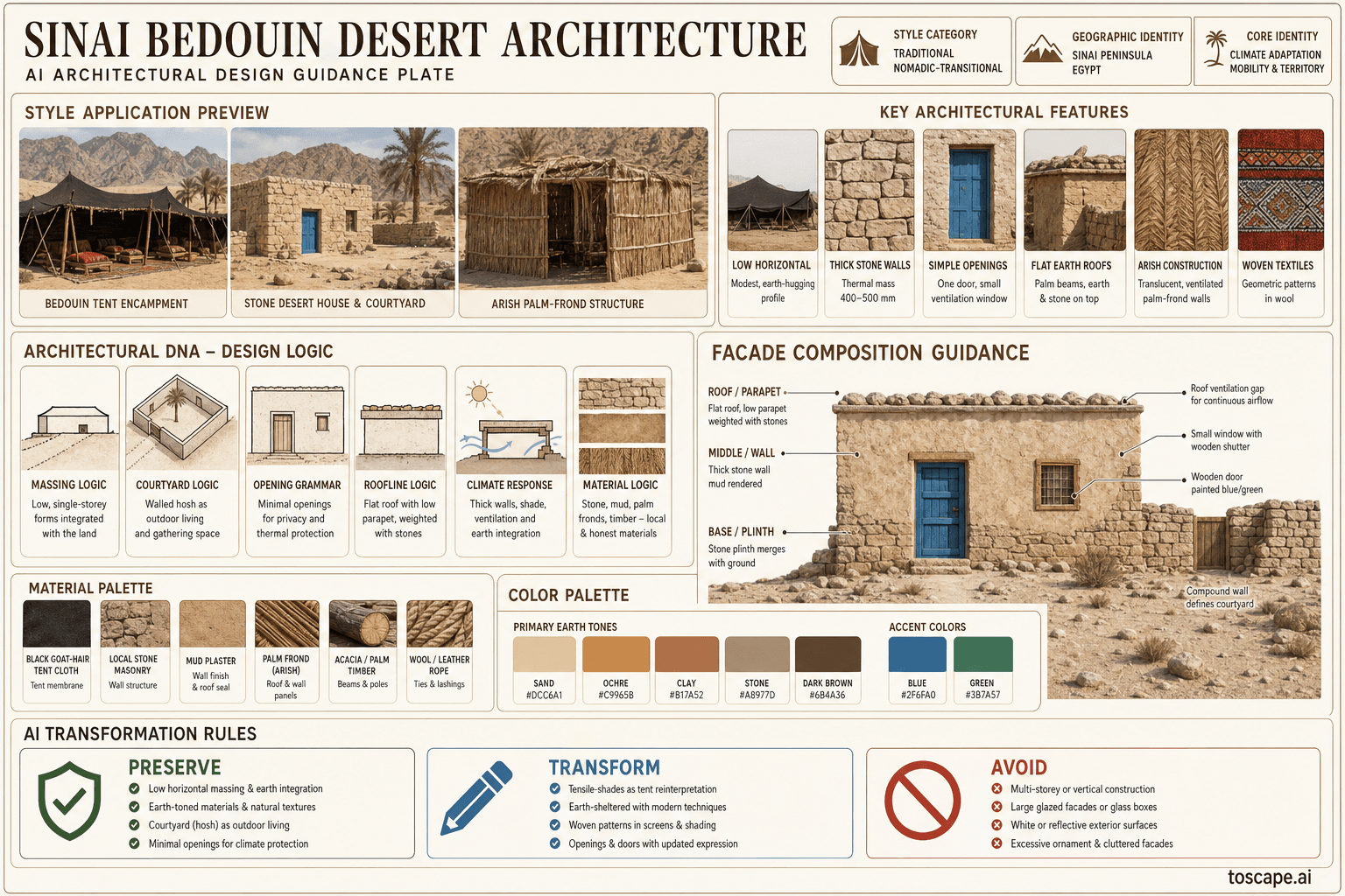 Sinai Bedouin Desert hero plate — Egypt