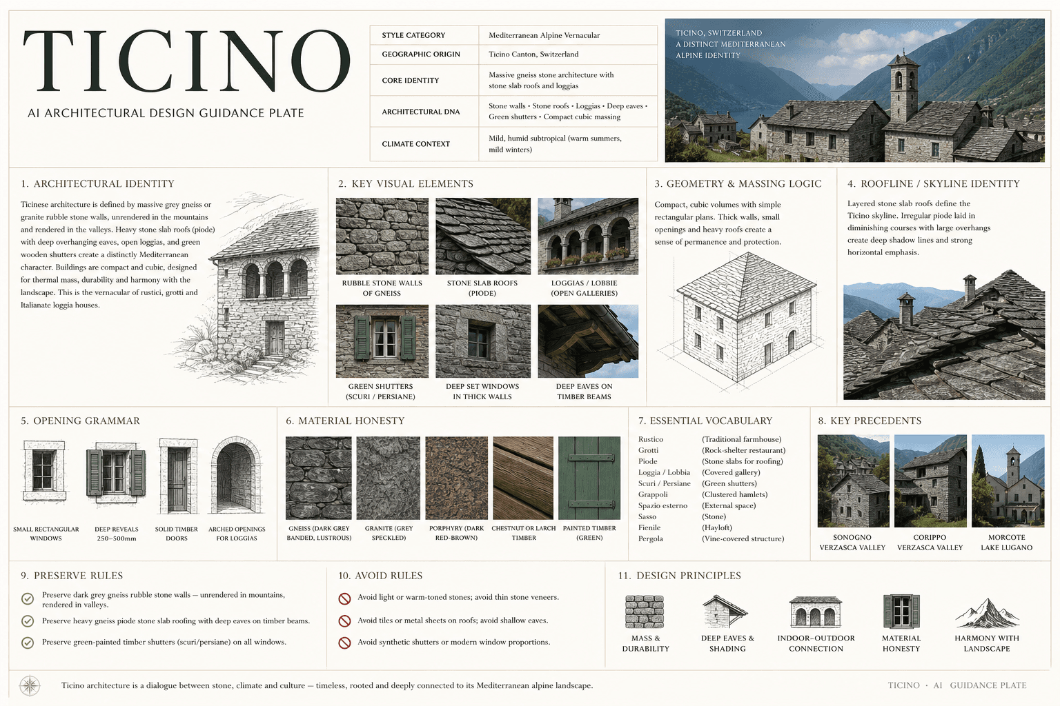 Ticino hero plate — Switzerland