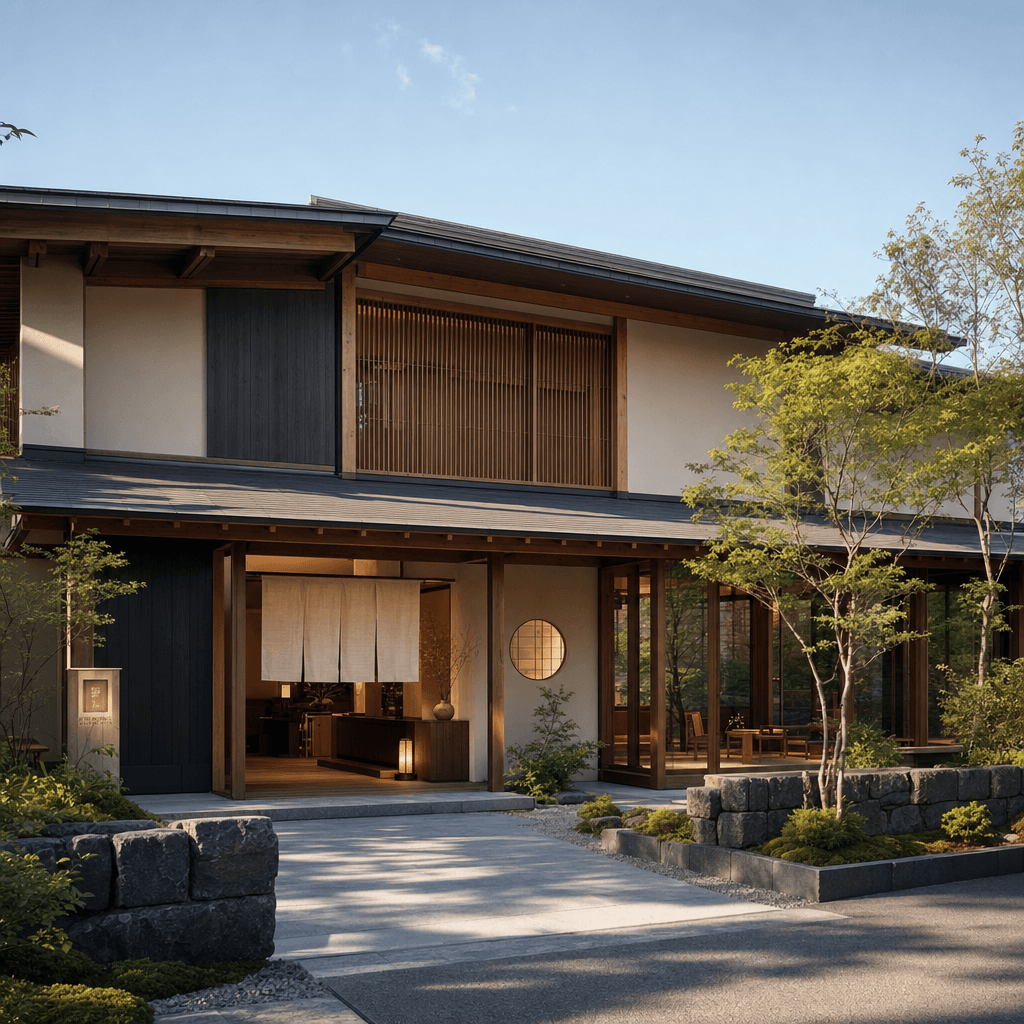 Japanese Contemporary architectural style - Japan and globally adapted - particularly resonant in contexts valuing minimalism,...