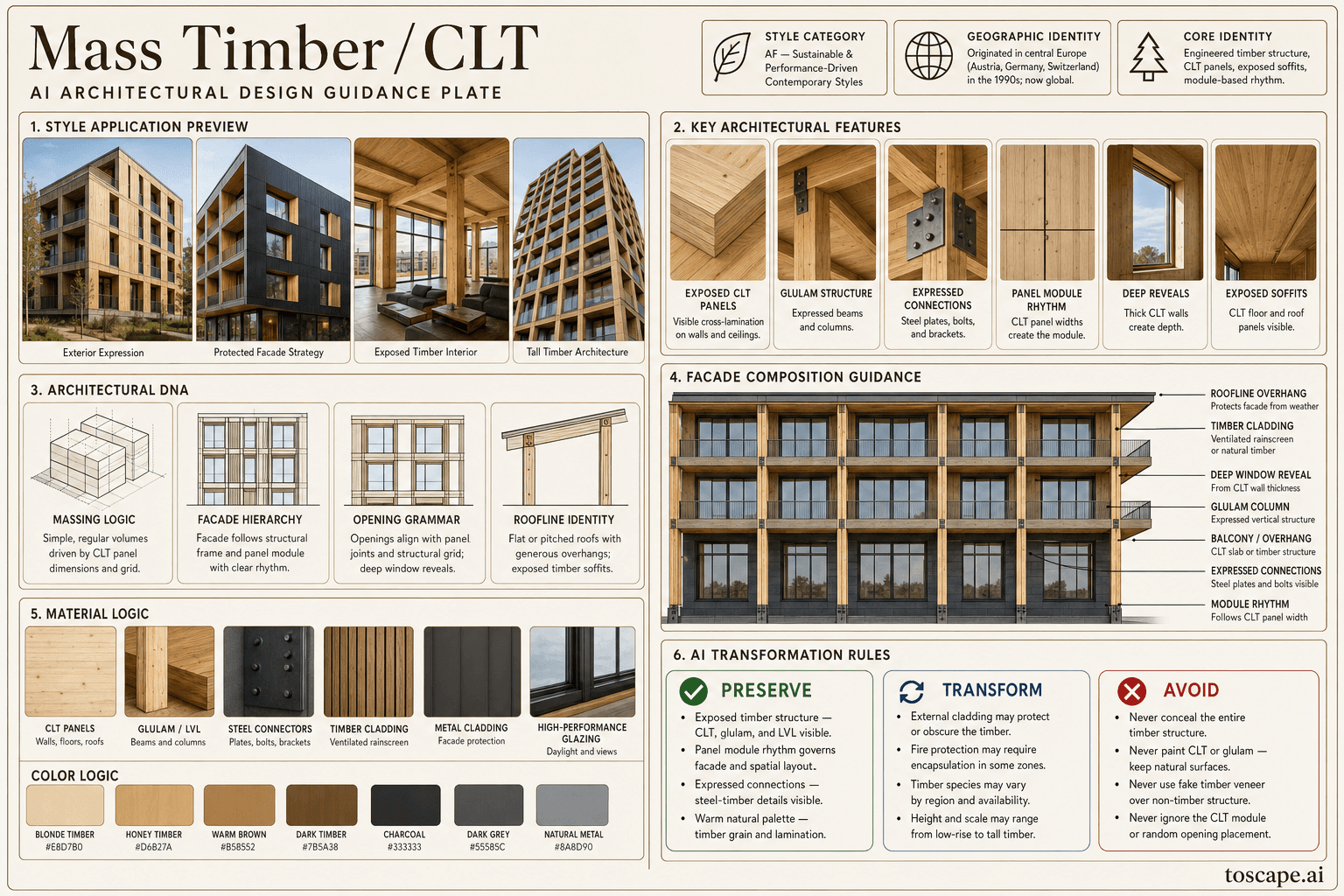 Mass Timber / CLT hero plate - Originated in central Europe (Austria, Germany, Switzerland) in the 1990s with the...