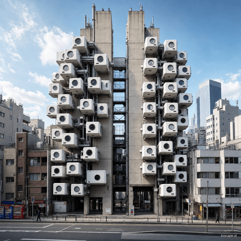 METABOLISM architectural style - Japan (Metabolism 1960 manifesto, Tokyo)