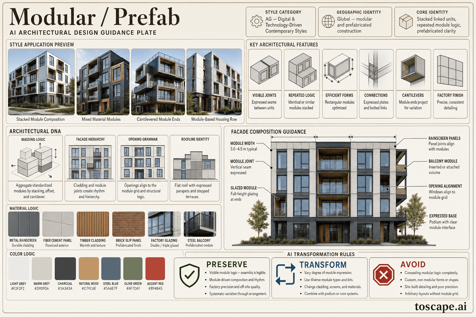 Modular / Prefab hero plate - Global - modular and prefabricated construction has roots in early 20th-century industria...