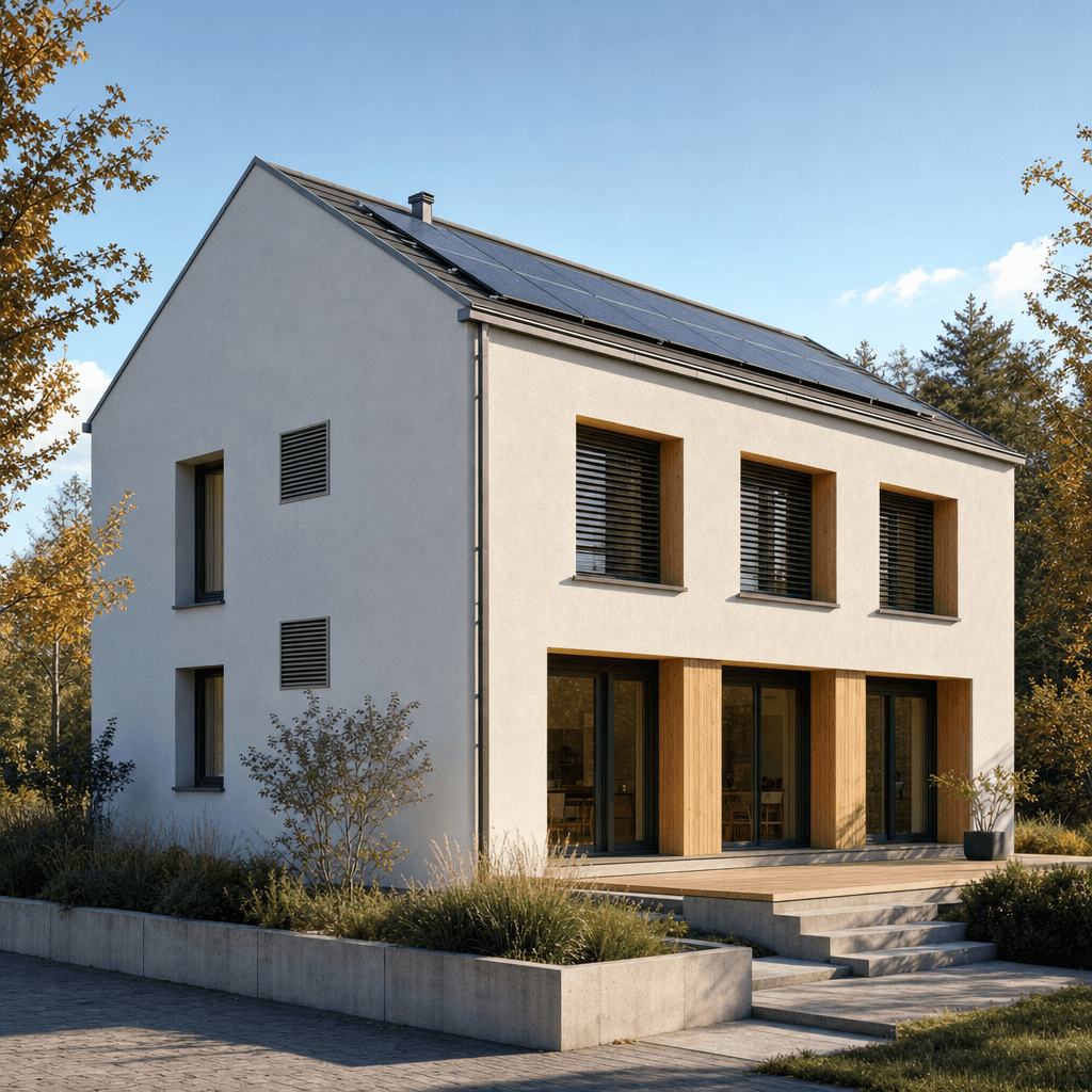 Passive House architectural style - Originated in Germany (Passivhaus standard) - now a global certification standard...