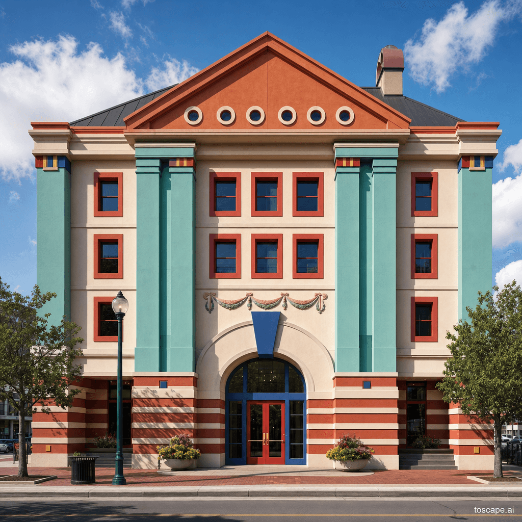 POSTMODERN ARCHITECTURE architectural style - United States / Western Europe (1960s-1980s)