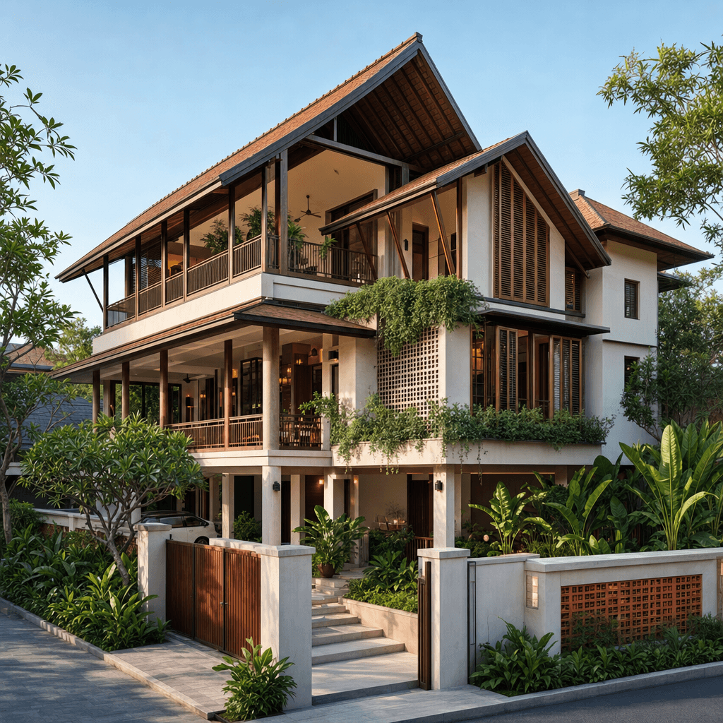 Southeast Asian Contemporary architectural style - Southeast Asia - Thailand, Vietnam, Malaysia, Singapore, Philippines, Cambodia, Laos,...