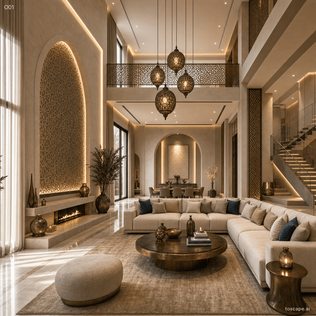 Arabian Modern interior style reference