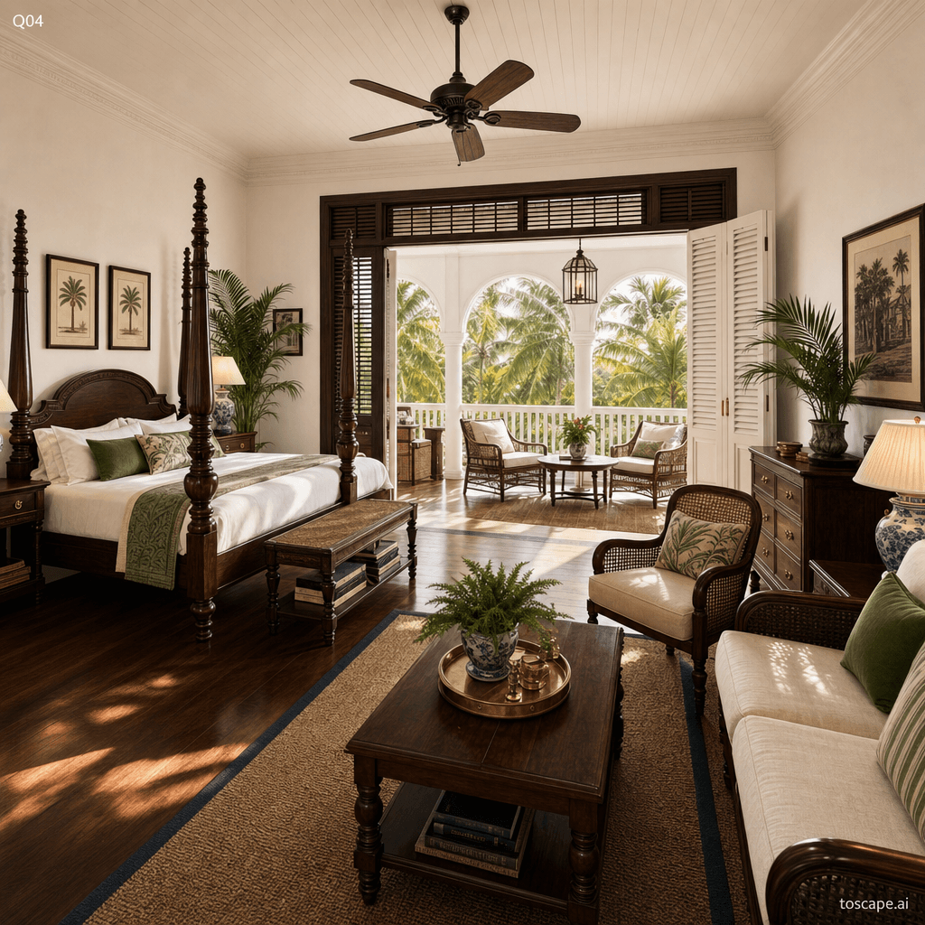 British Colonial interior style reference