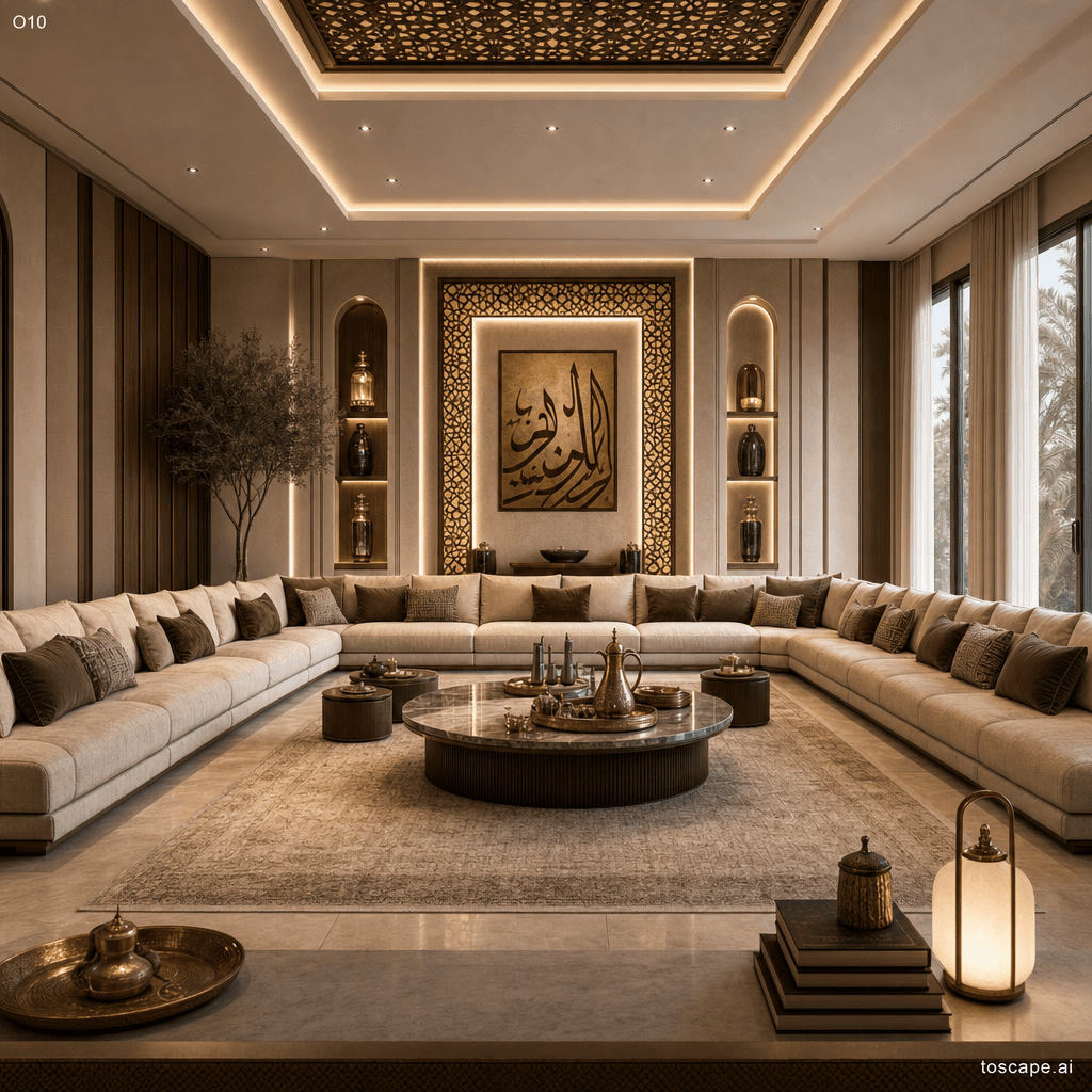 Contemporary Majlis interior style reference