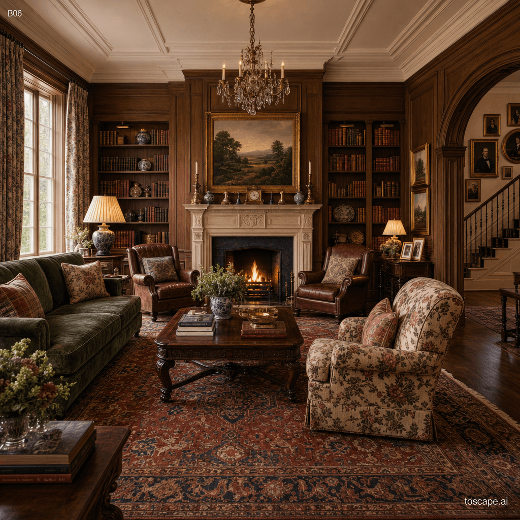 English Traditional interior style reference