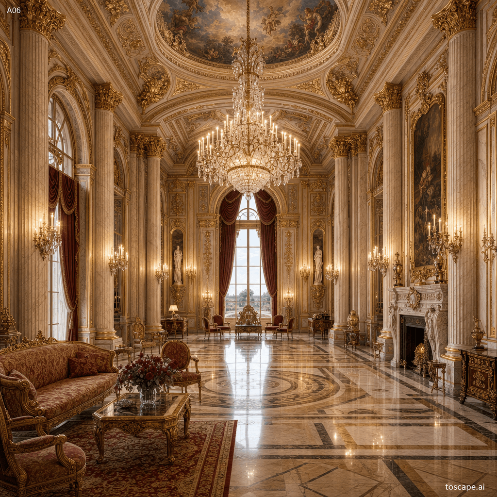 Grand European Palace interior style reference