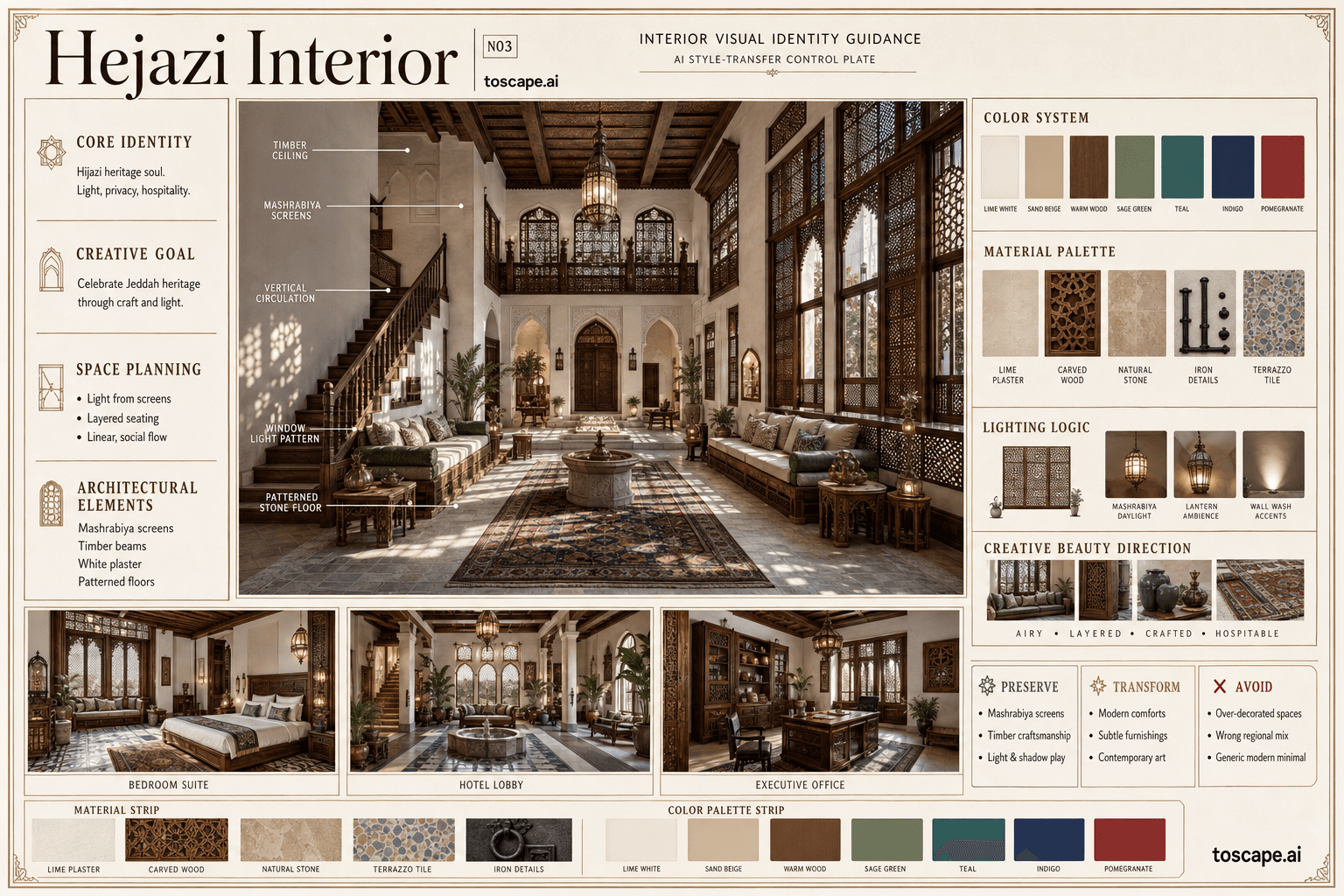Hejazi Interior interior style hero plate