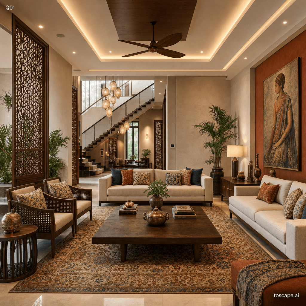 Indian Contemporary interior style reference