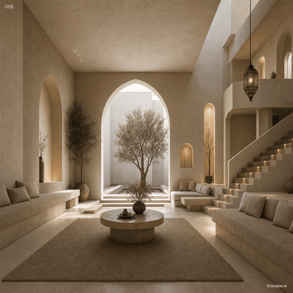 Islamic Minimal interior style reference