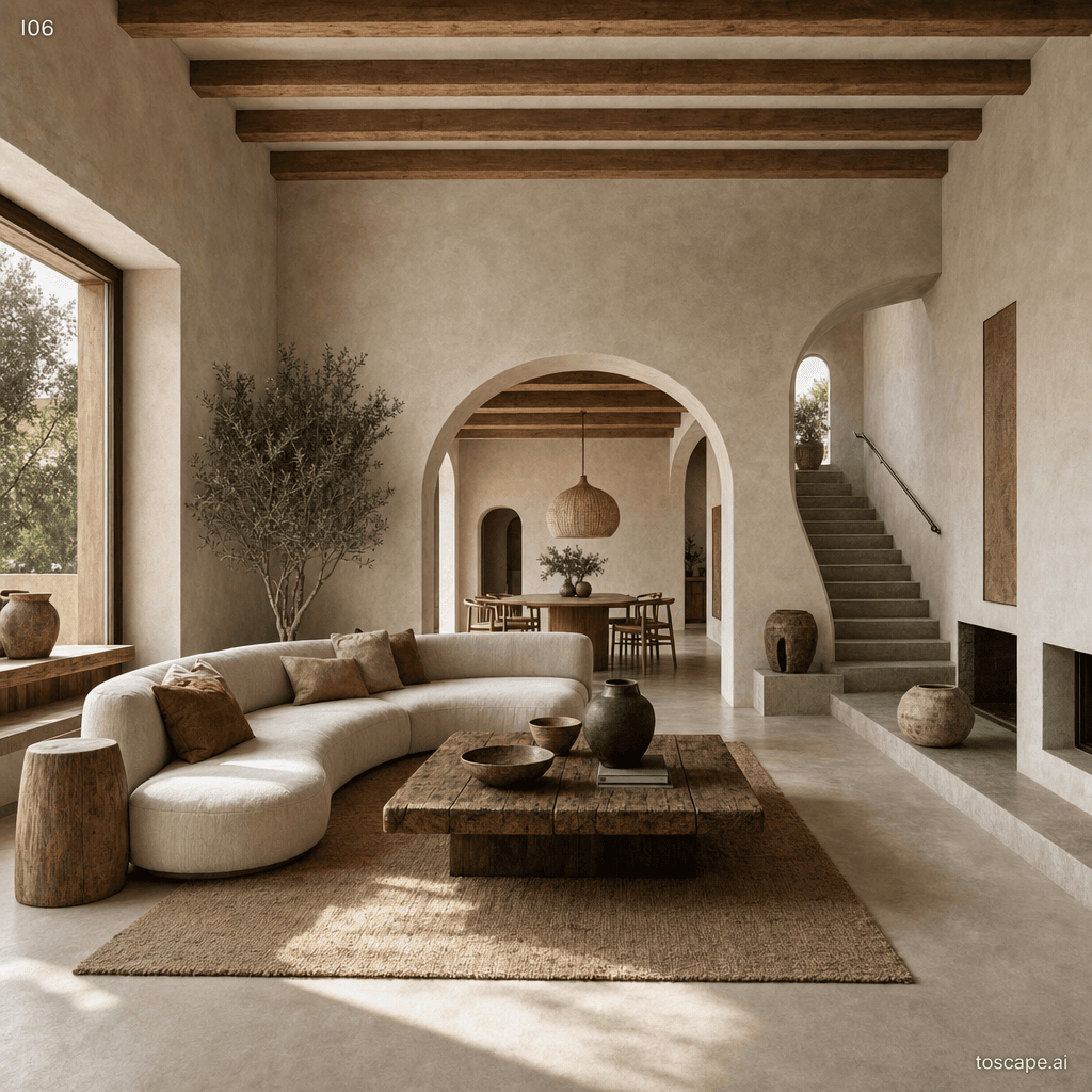Limewash Natural interior style reference