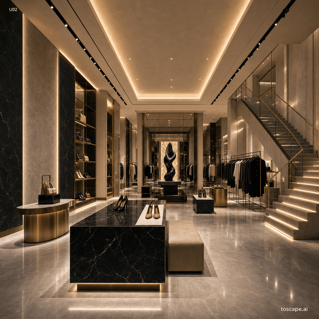 Luxury Retail interior style reference
