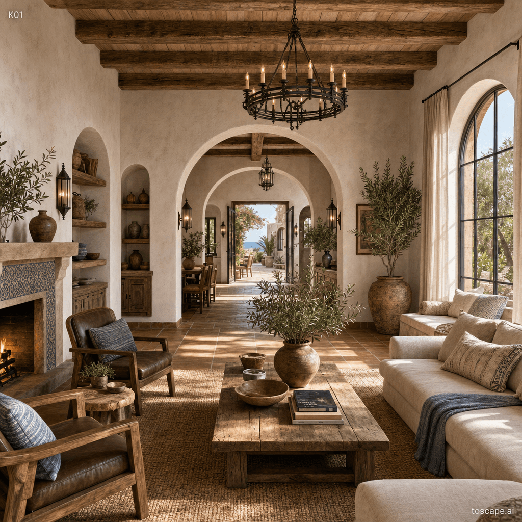 Mediterranean interior style reference
