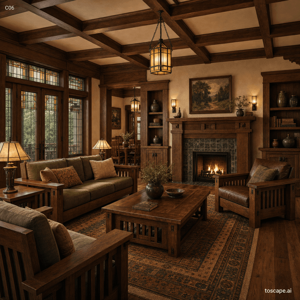 Mission Style interior style reference