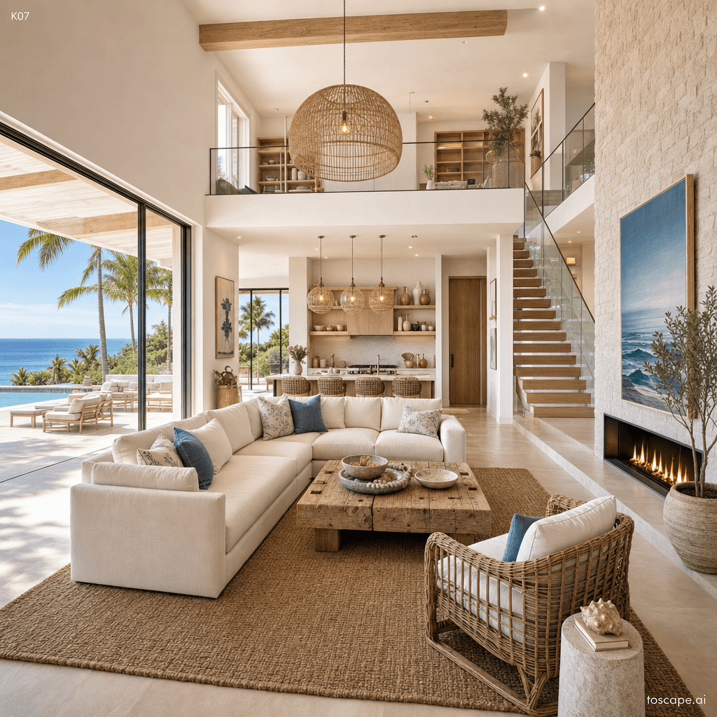 Modern Coastal interior style reference