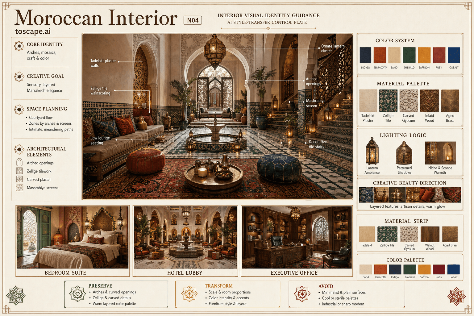 Moroccan Interior interior style hero plate