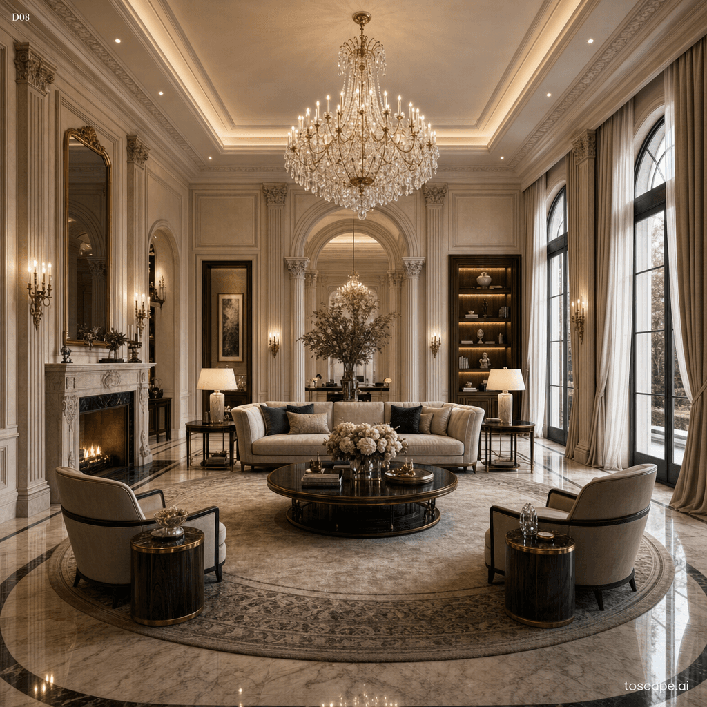 Neo-Classical Luxury interior style reference
