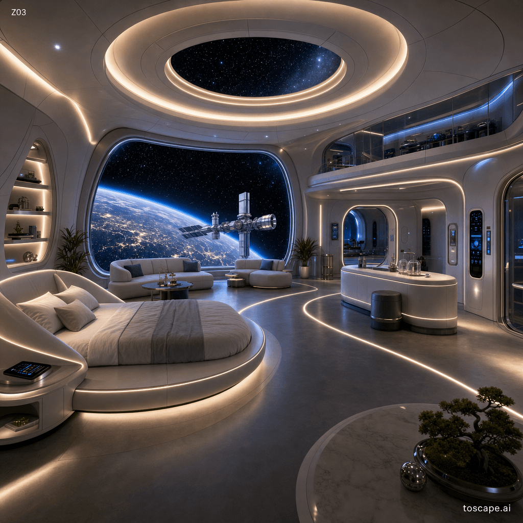 Orbital Hotel Interior interior style reference