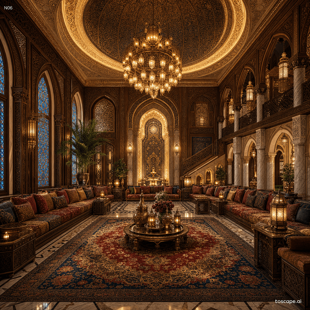 Ottoman Inspired interior style reference
