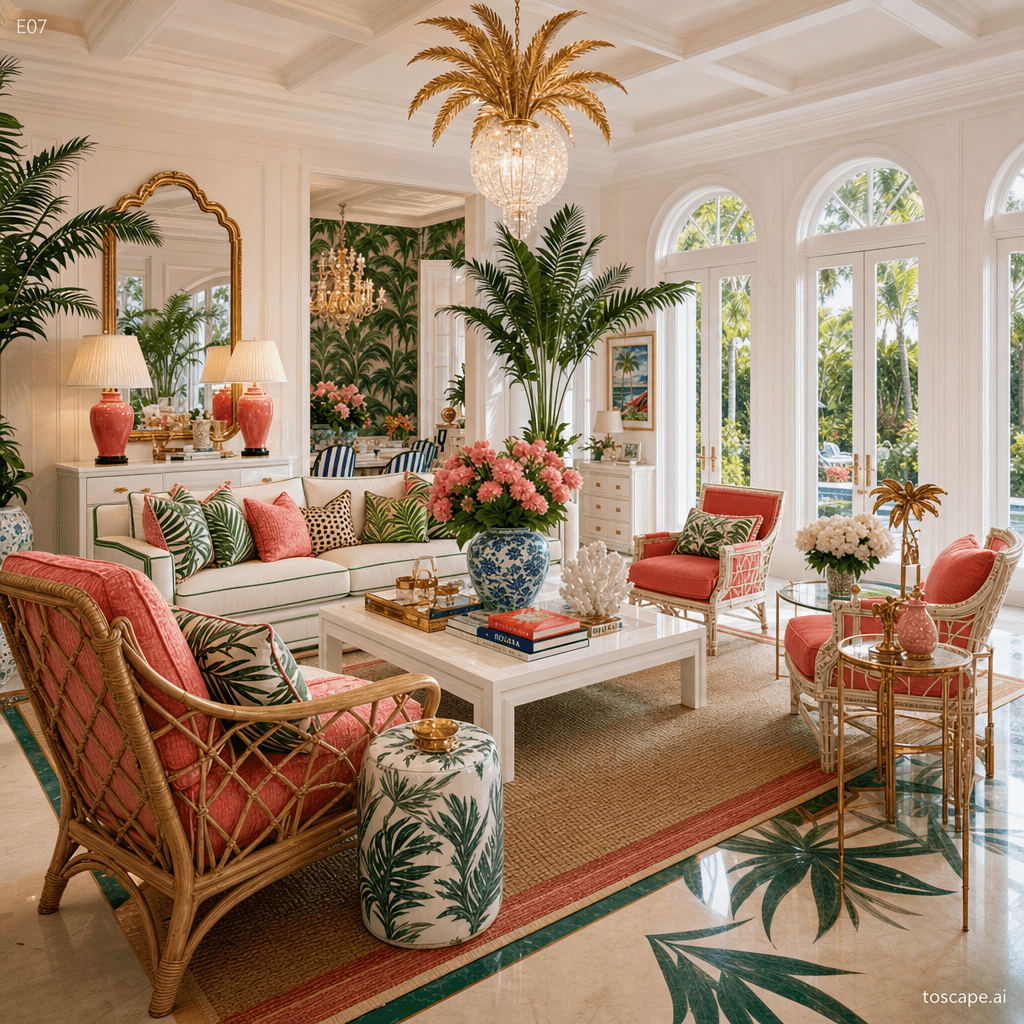Palm Beach Chic interior style reference