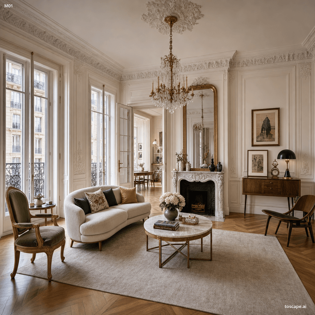 Parisian Apartment interior style reference