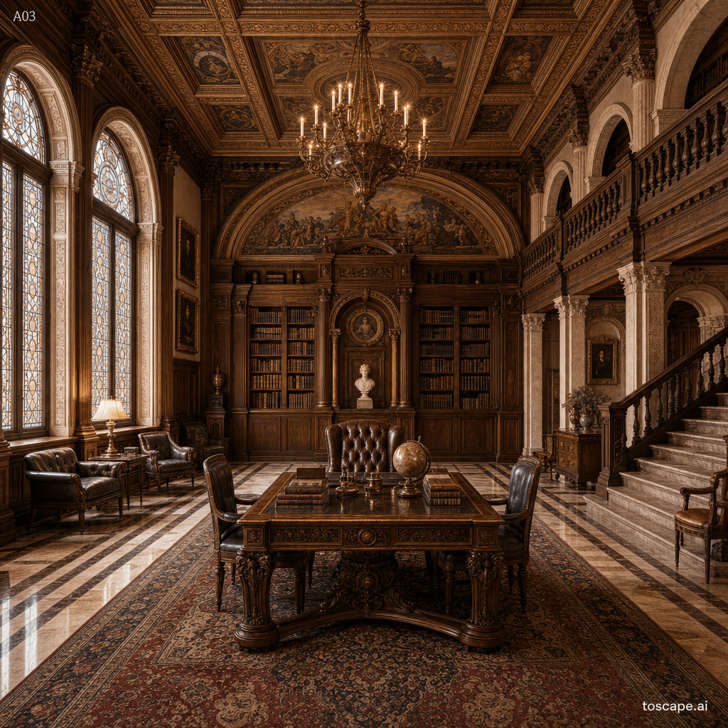 Renaissance Revival interior style reference