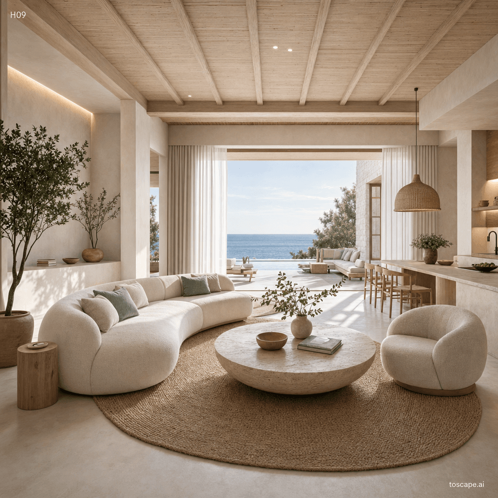 Seaside Minimal interior style reference