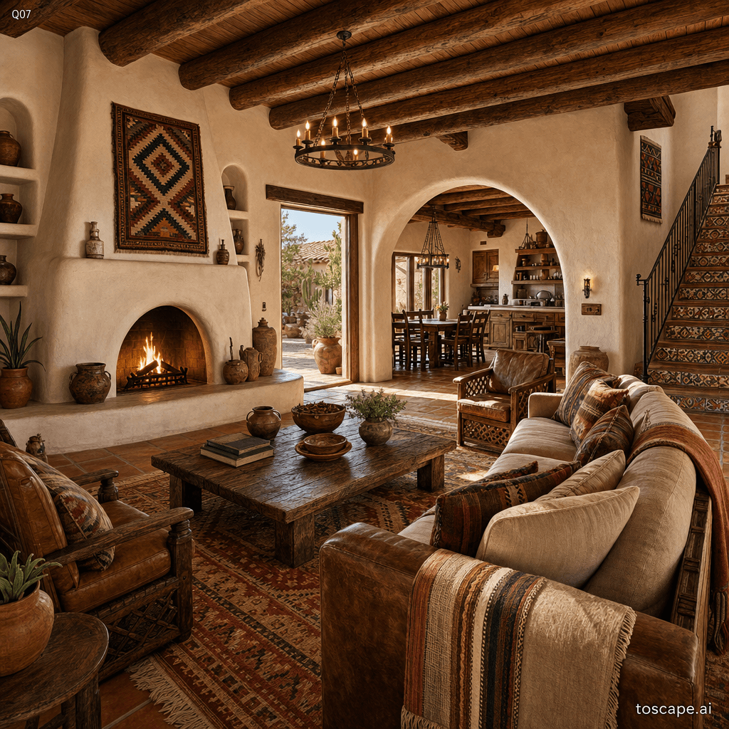 Southwestern Hacienda interior style reference