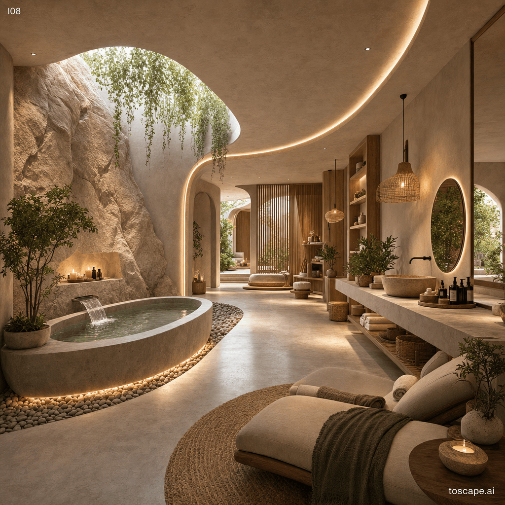 Spa Organic interior style reference