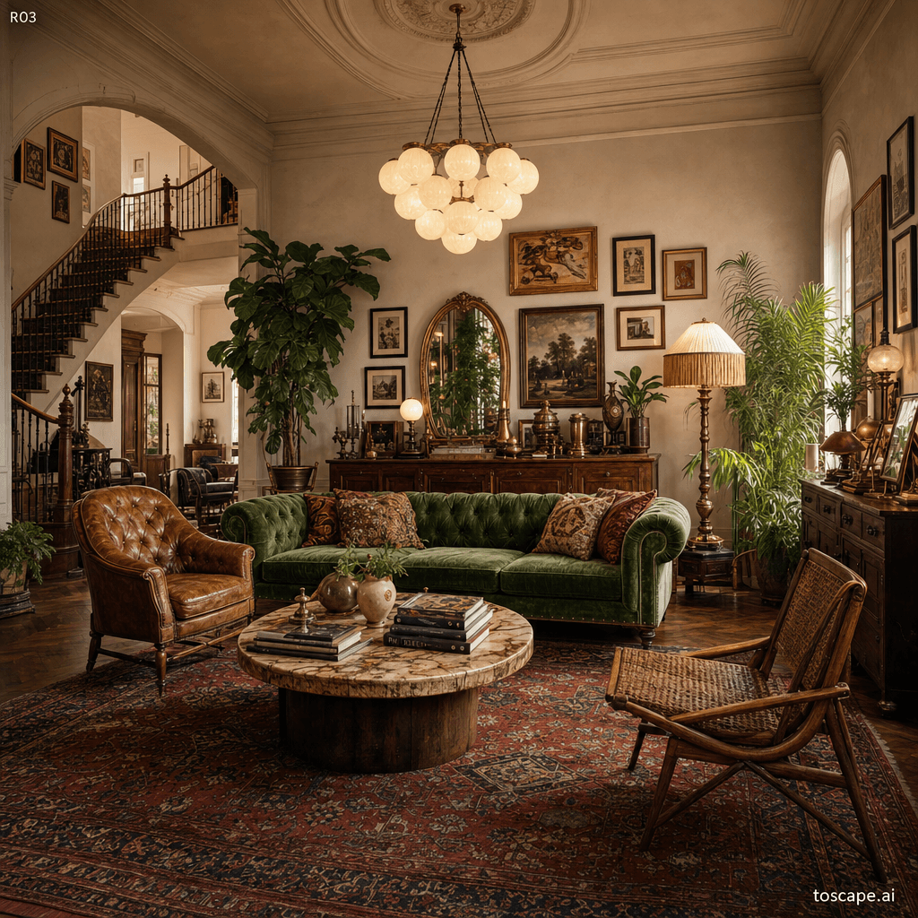 Vintage Eclectic interior style reference