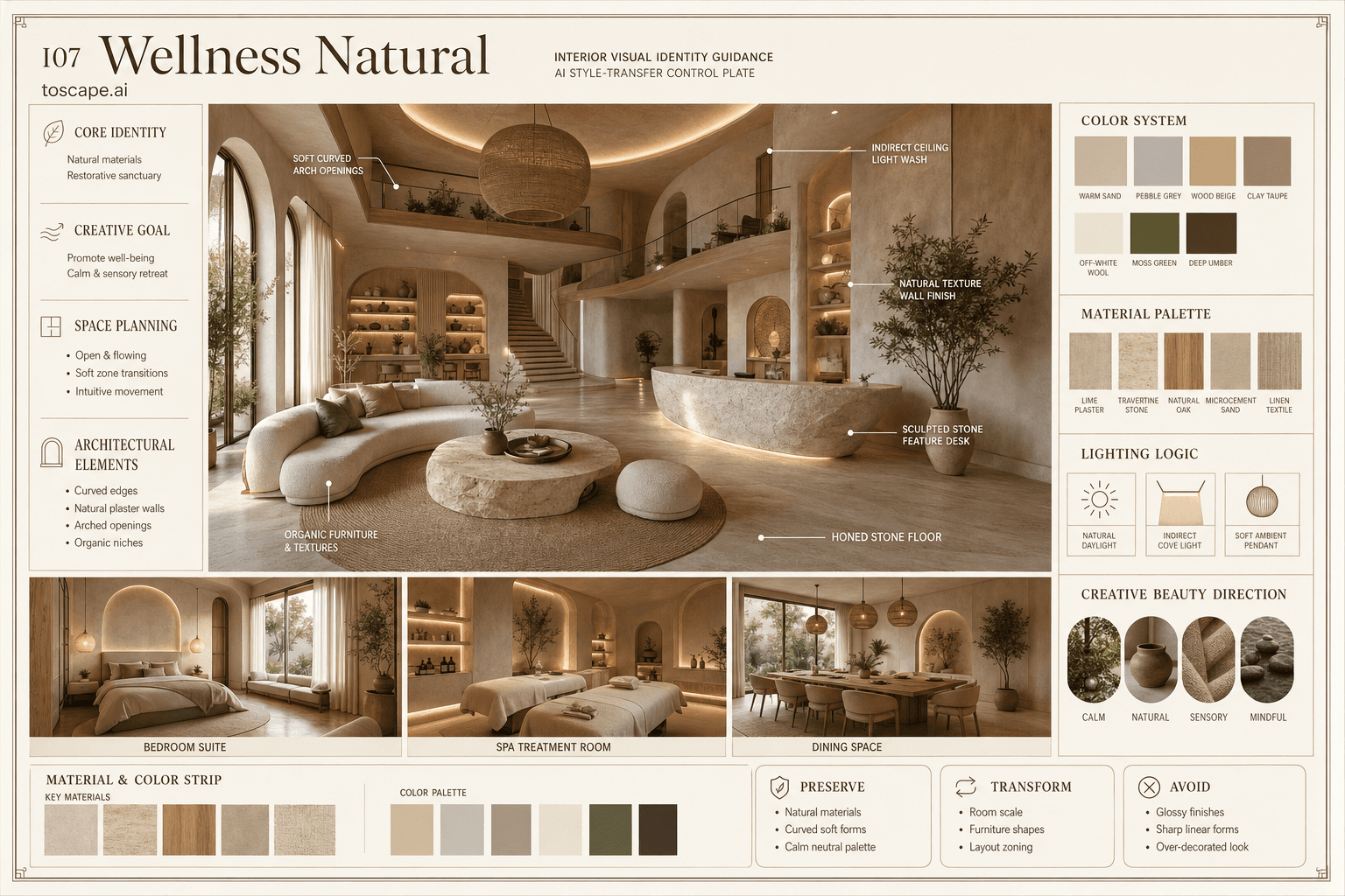 Wellness Natural interior style hero plate