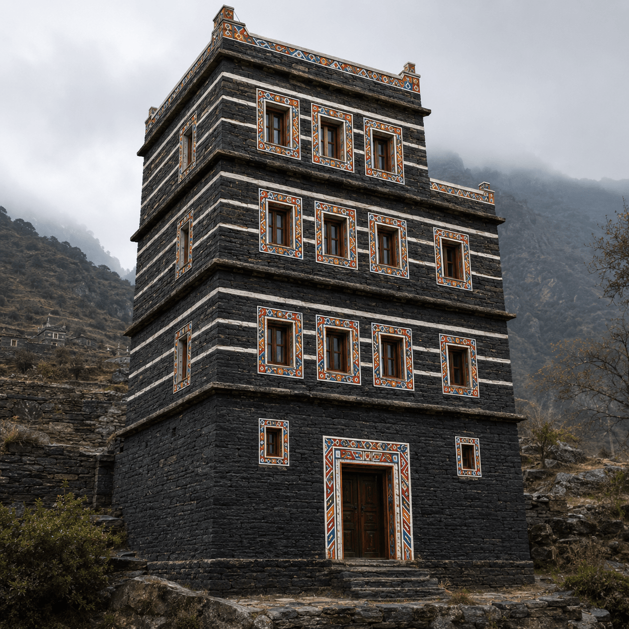 Abha Highlands Traditional architectural identity — Saudi Arabia