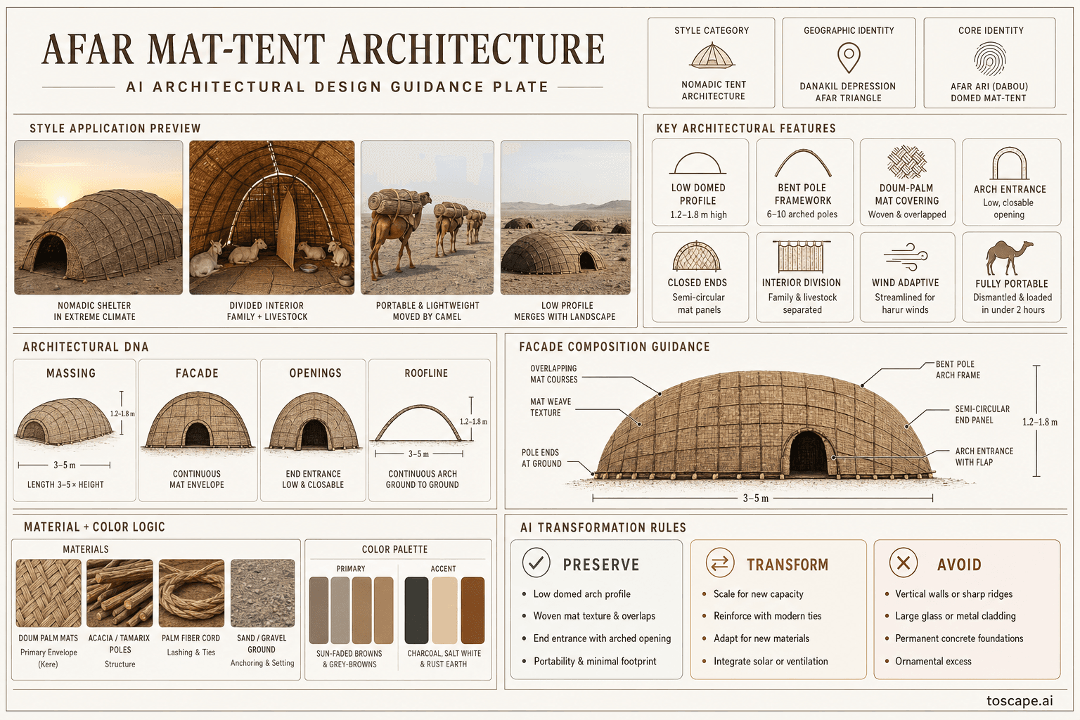 Afar Mat-Tent hero plate — Ethiopia