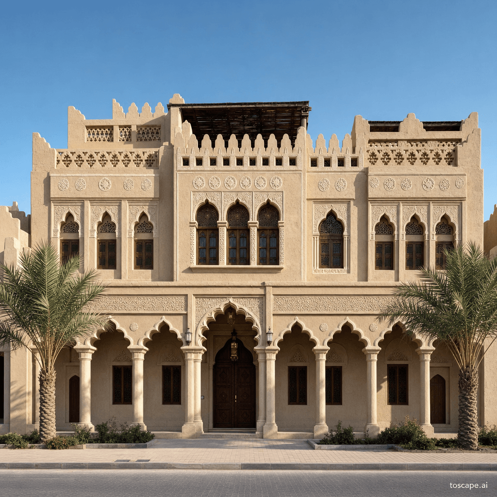 Al Ahsa Oasis Traditional architectural identity — Saudi Arabia
