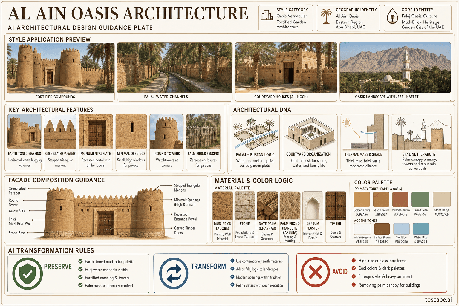 Al Ain Oasis hero plate — United Arab Emirates