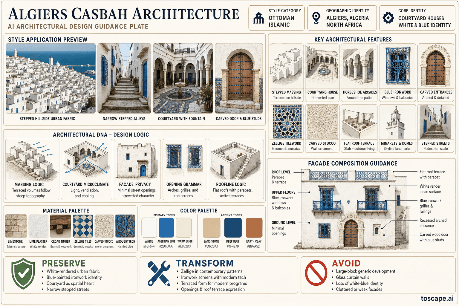 Algiers Casbah hero plate — Algeria