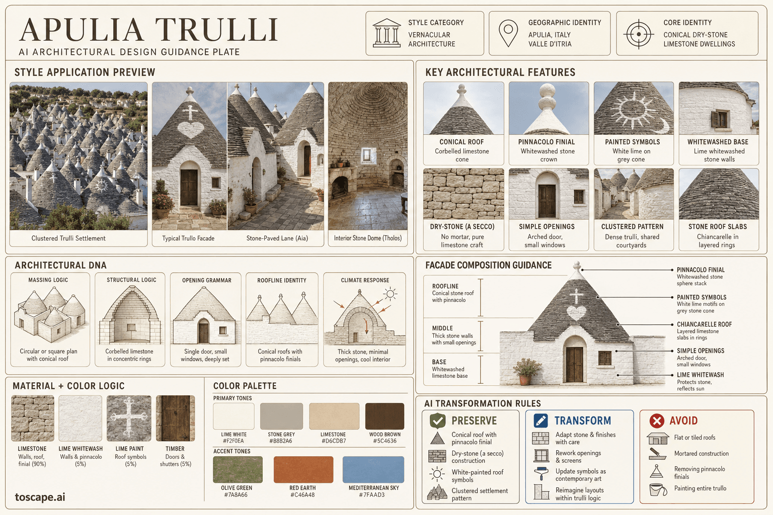 Apulia Trulli hero plate — Italy
