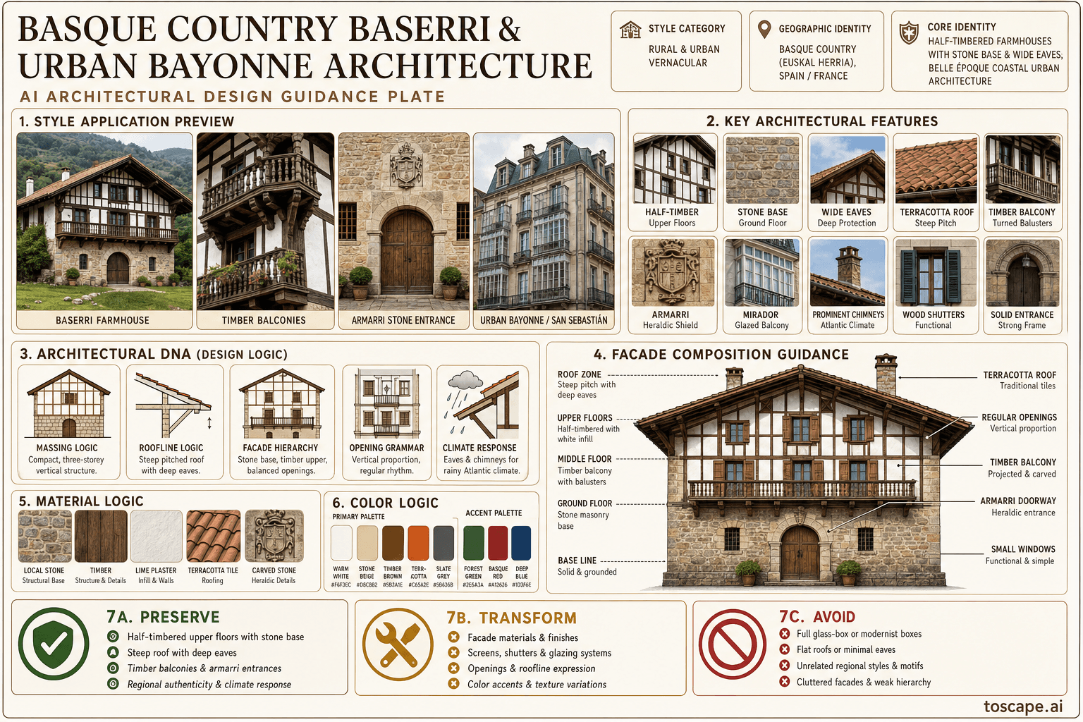 Basque Country Baserri & Urban Bayonne hero plate — Spain
